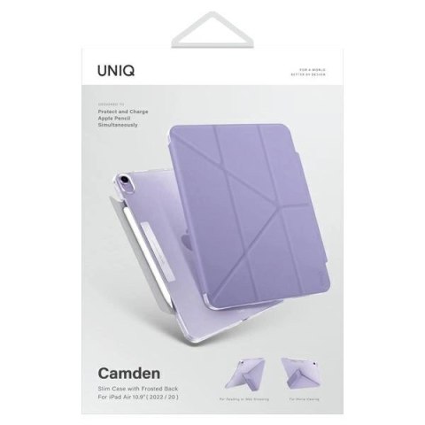 Etui Uniq Camden na iPad Air 10.9'' (2022/2020) - lawendowe Etui Uniq Camden na iPad Air 10.9'' (2022/2020) - lawendowe