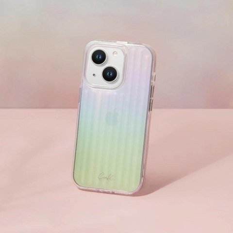Etui Uniq Coehl Linear na iPhone 14 Plus - opalizujące
