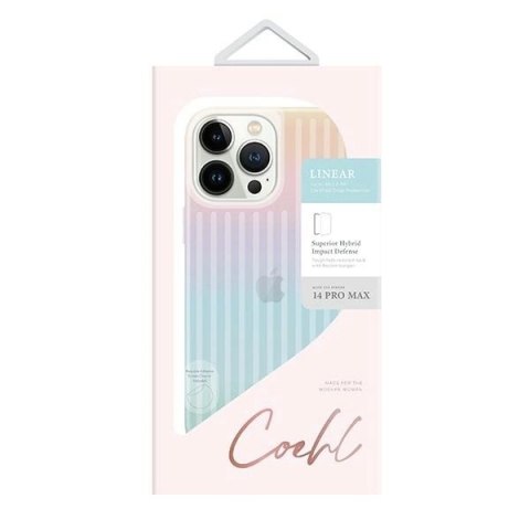 Etui Uniq Coehl Linear na iPhone 14 Pro Max - opalizujące Etui Uniq Coehl Linear na iPhone 14 Pro Max - opalizujące