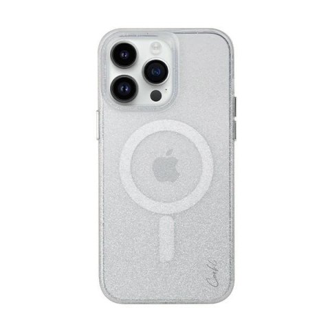 Etui Uniq Coehl Lumino na iPhone 14 Pro - srebrne