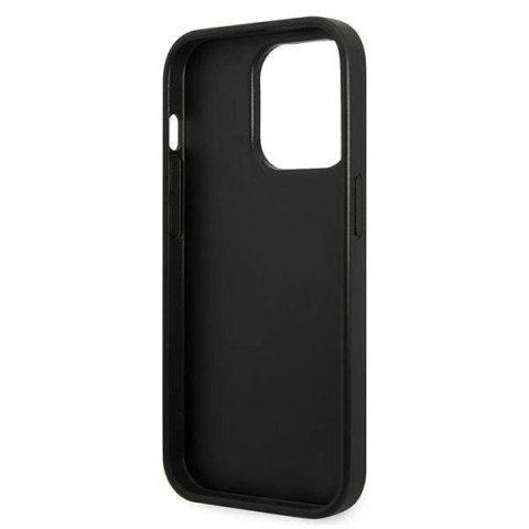 Karl Lagerfeld KLHCP14XG2ELS iPhone 14 Pro Max 6,7" hardcase srebrny/silver Glitter Plaque Logo Karl Lagerfeld KLHCP14XG2ELS iPhone 14 Pro Max 6,7" hardcase srebrny/silver Glitter Plaque Logo