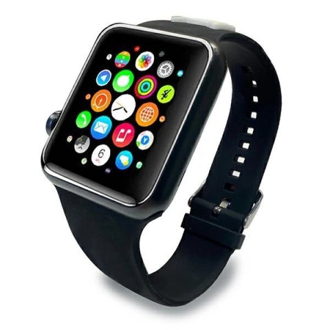 Pasek Karl Lagerfeld Silicone Choupette Heads na Apple Watch 42/44/45mm - czarny Pasek Karl Lagerfeld Silicone Choupette Heads na Apple Watch 42/44/45mm - czarny