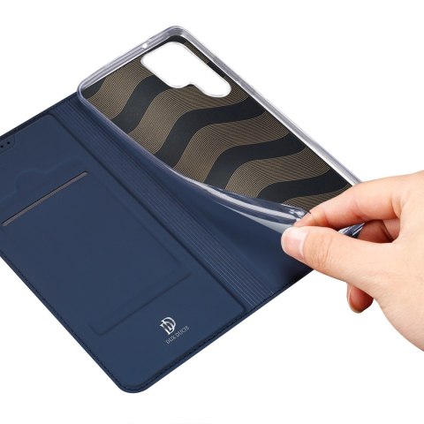 Dux Ducis Skin Pro etui Samsung Galaxy S23 Ultra pokrowiec z klapką portfel na kartę podstawka niebieskie Dux Ducis Skin Pro etui Samsung Galaxy S23 Ultra pokrowiec z klapką portfel na kartę podstawka niebieskie