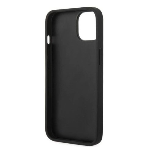 Etui U.S. Polo Assn. Leather Stitch na iPhone 14 - granatowe