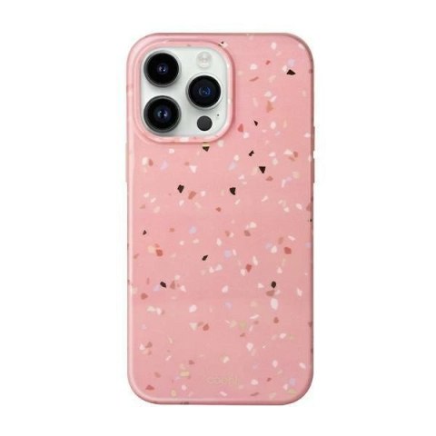 Etui UNIQ Coehl Terrazzo na iPhone 14 Pro Max - różowe Etui UNIQ Coehl Terrazzo na iPhone 14 Pro Max - różowe