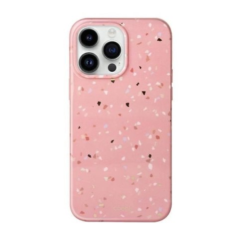 Etui UNIQ Coehl Terrazzo na iPhone 14 Pro - różowe Etui UNIQ Coehl Terrazzo na iPhone 14 Pro - różowe