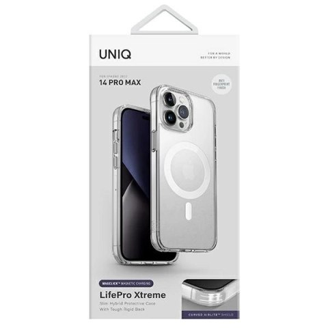 Etui UNIQ LifePro Xtreme Magclick Charging na iPhone 14 Pro Max - przezroczyste Etui UNIQ LifePro Xtreme Magclick Charging na iPhone 14 Pro Max - przezroczyste