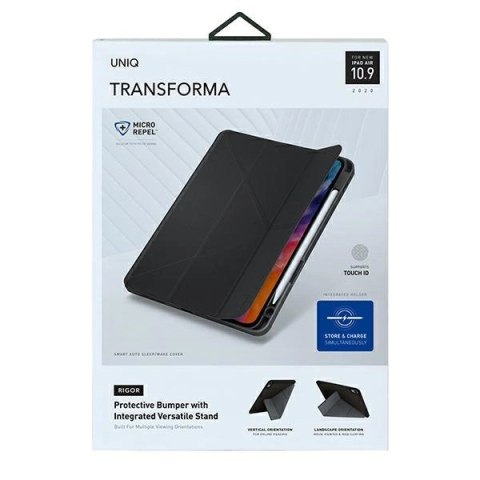 Etui UNIQ Transforma Rigor na iPad Air 10.9 (2020) - szare Etui UNIQ Transforma Rigor na iPad Air 10.9 (2020) - szare