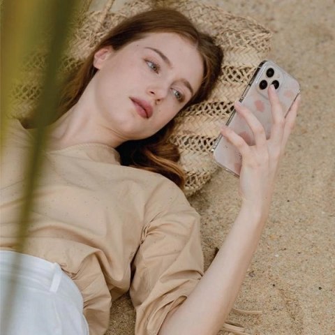 Etui Uniq Coehl Meadow na iPhone 14 Pro Max - różowe Etui Uniq Coehl Meadow na iPhone 14 Pro Max - różowe