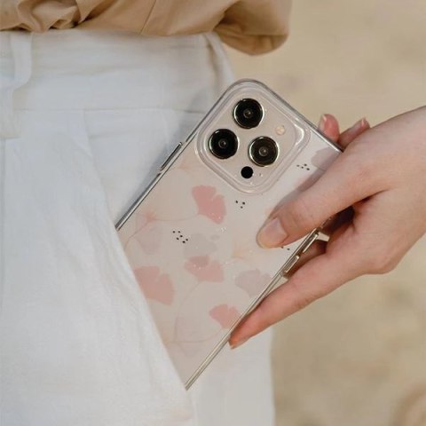 Etui Uniq Coehl Meadow na iPhone 14 Pro Max - różowe Etui Uniq Coehl Meadow na iPhone 14 Pro Max - różowe
