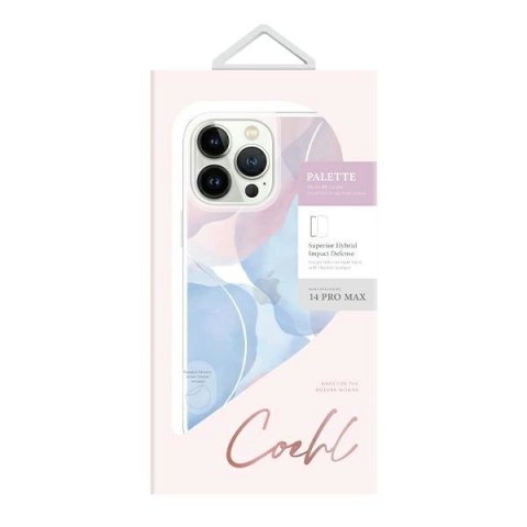 Etui Uniq Coehl Palette na iPhone 14 Pro Max - niebieskie Etui Uniq Coehl Palette na iPhone 14 Pro Max - niebieskie