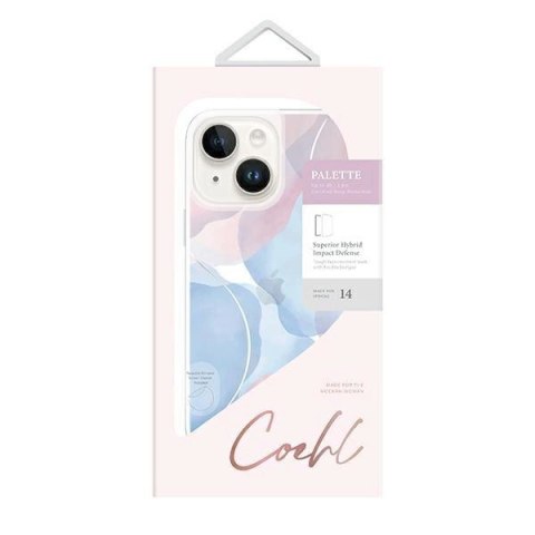 Etui Uniq Coehl Palette na iPhone 14 - niebieskie Etui Uniq Coehl Palette na iPhone 14 - niebieskie