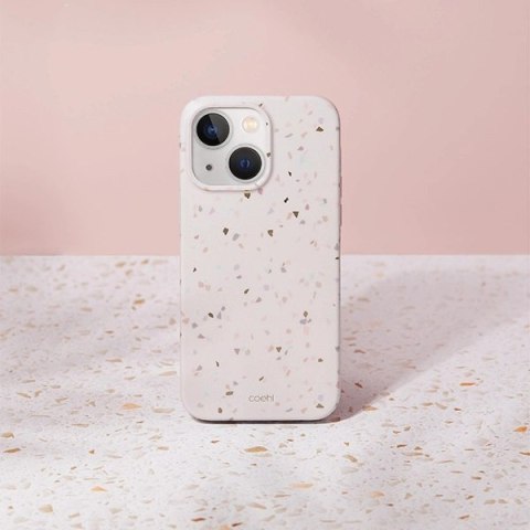 Etui Uniq Coehl Terrazzo na iPhone 14 Plus - piaskowe Etui Uniq Coehl Terrazzo na iPhone 14 Plus - piaskowe