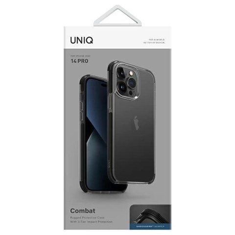 Etui Uniq Combat na iPhone 14 Pro - czarne Etui Uniq Combat na iPhone 14 Pro - czarne