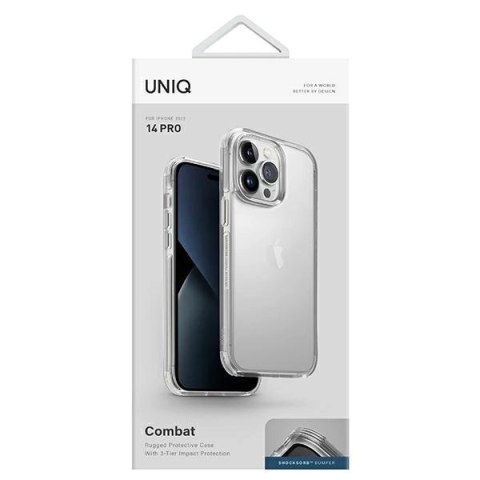 Etui Uniq Combat na iPhone 14 Pro - przezroczyste Etui Uniq Combat na iPhone 14 Pro - przezroczyste