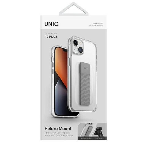 Etui Uniq Heldro Mount na iPhone 14 Plus - przezroczyste