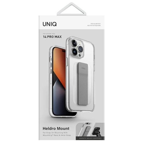 Etui Uniq Heldro Mount na iPhone 14 Pro Max - przezroczyste Etui Uniq Heldro Mount na iPhone 14 Pro Max - przezroczyste