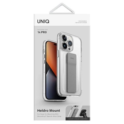 Etui Uniq Heldro Mount na iPhone 14 Pro - przezroczyste Etui Uniq Heldro Mount na iPhone 14 Pro - przezroczyste