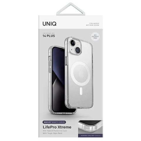 Etui Uniq LifePro Xtreme Magclick Charging na iPhone 14 Plus - przezroczyste Etui Uniq LifePro Xtreme Magclick Charging na iPhone 14 Plus - przezroczyste