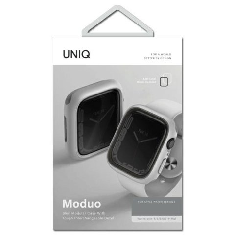Etui Uniq Moduo na Apple Watch 4/5/6/7/8/SE/SE2 40/41mm - kredowo-szary Etui Uniq Moduo na Apple Watch 4/5/6/7/8/SE/SE2 40/41mm - kredowo-szary