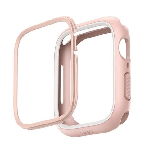 Etui Uniq Moduo na Apple Watch 4/5/6/7/8/SE/SE2 40/41mm - różowo-biały Etui Uniq Moduo na Apple Watch 4/5/6/7/8/SE/SE2 40/41mm - różowo-biały