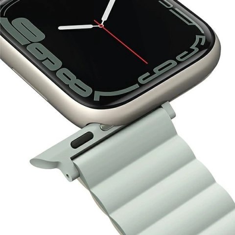 Pasek Uniq Revix na Apple Watch 1/2/3/4/5/6/7/8/SE/SE2/Ultra 42/44/45/49mm - szałwiowo-beżowy Pasek Uniq Revix na Apple Watch 1/2/3/4/5/6/7/8/SE/SE2/Ultra 42/44/45/49mm - szałwiowo-beżowy