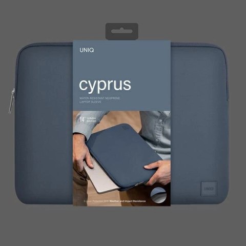 Pokrowiec UNIQ Cyprus na laptopa 14" - niebieski Pokrowiec UNIQ Cyprus na laptopa 14" - niebieski