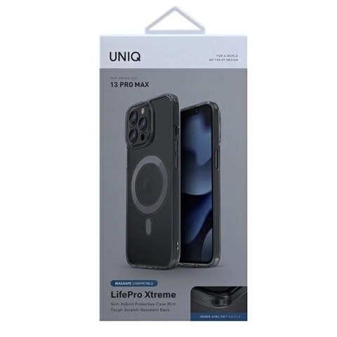 UNIQ etui LifePro Xtreme iPhone 13 Pro Max 6,7" magsafe dymny/smoke UNIQ etui LifePro Xtreme iPhone 13 Pro Max 6,7" magsafe dymny/smoke