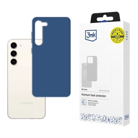 Etui 3mk Matt Case na Samsung Galaxy S23+ - niebieskie Etui 3mk Matt Case na Samsung Galaxy S23+ - niebieskie