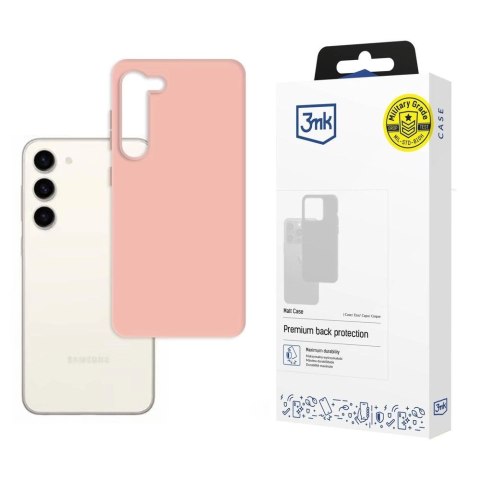 Etui 3mk Matt Case na Samsung Galaxy S23+ - różowe