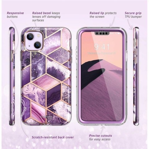 Etui Supcase Cosmo na iPhone 14 Plus - różowy marmur Etui Supcase Cosmo na iPhone 14 Plus - różowy marmur
