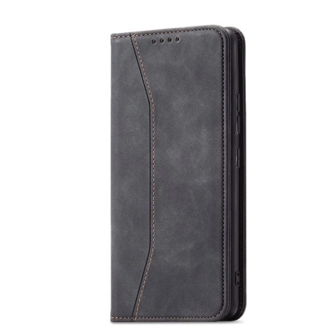 Magnet Fancy Case etui Samsung Galaxy S23 pokrowiec z klapką portfel podstawka czarne Magnet Fancy Case etui Samsung Galaxy S23 pokrowiec z klapką portfel podstawka czarne