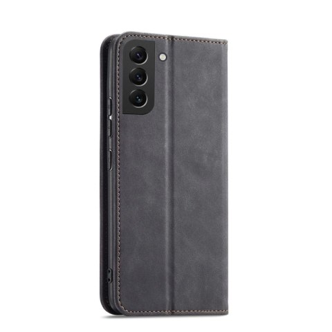 Magnet Fancy Case etui Samsung Galaxy S23 pokrowiec z klapką portfel podstawka czarne Magnet Fancy Case etui Samsung Galaxy S23 pokrowiec z klapką portfel podstawka czarne