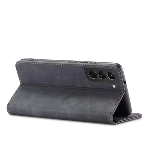 Magnet Fancy Case etui Samsung Galaxy S23 pokrowiec z klapką portfel podstawka czarne Magnet Fancy Case etui Samsung Galaxy S23 pokrowiec z klapką portfel podstawka czarne