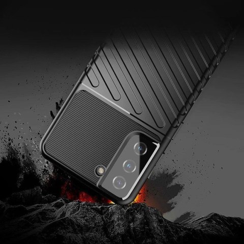 Thunder Case etui Samsung Galaxy A14 5G silikonowy pancerny pokrowiec czarne