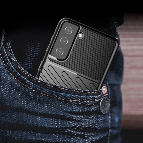 Thunder Case etui Samsung Galaxy A14 5G silikonowy pancerny pokrowiec czarne