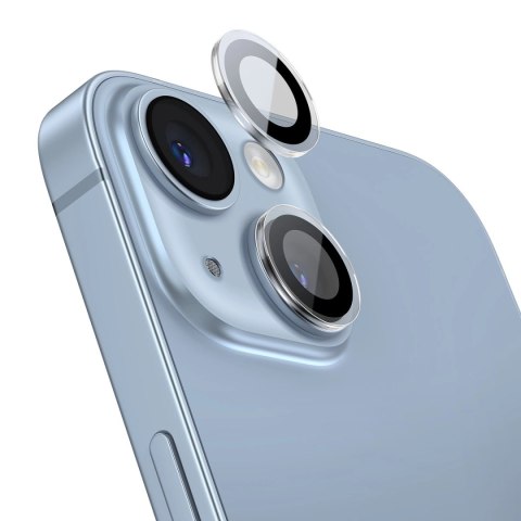 Baseus szkło hartowane na soczewki aparatu iPhone 14 / iPhone 14 Plus przezroczyste + zestaw czyszczący Baseus szkło hartowane na soczewki aparatu iPhone 14 / iPhone 14 Plus przezroczyste + zestaw czyszczący