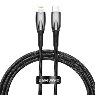 Kabel Baseus CADH000001 Lightning - USB-C PD 20W 480Mb/s 1m - czarny