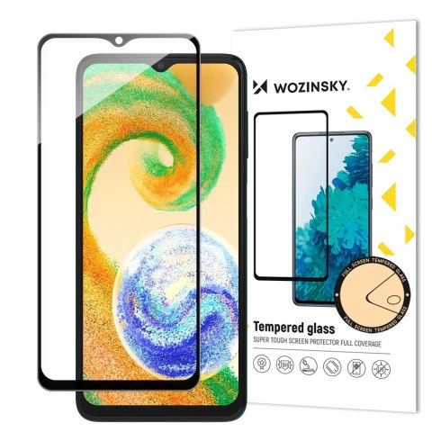 Wozinsky Full Glue Tempered Glass szkło hartowane Samsung Galaxy A04s 9H na cały ekran z czarną ramką Wozinsky Full Glue Tempered Glass szkło hartowane Samsung Galaxy A04s 9H na cały ekran z czarną ramką