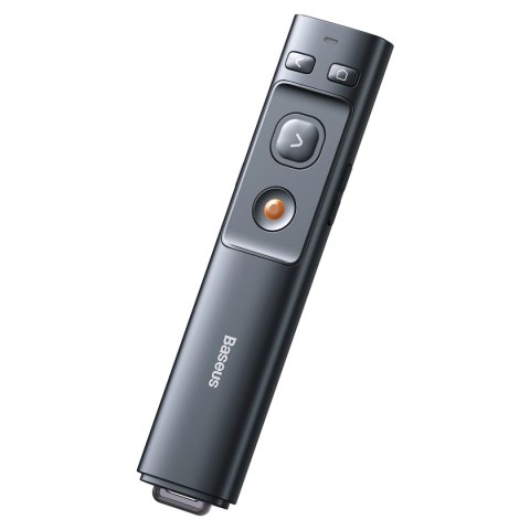 Wskaźnik laserowy Baseus Orange Dot AI z automatyczną transkrypcją głosu, dwoma laserami - szary
