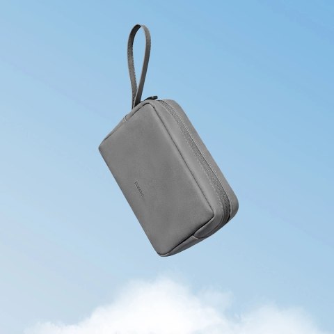 Baseus EasyJourney Series mała torba podróżna pokrowiec etui na telefon słuchawki i inne drobiazgi szara Baseus EasyJourney Series mała torba podróżna pokrowiec etui na telefon słuchawki i inne drobiazgi szara