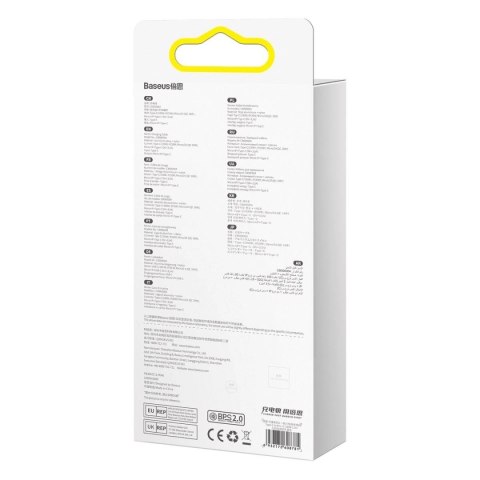 Baseus Flash Series II kabel USB Typ C / USB Typ A - USB Typ C / Lightning / micro USB 100 W 1,5 m niebieski (CASS030203) Baseus Flash Series II kabel USB Typ C / USB Typ A - USB Typ C / Lightning / micro USB 100 W 1,5 m niebieski (CASS030203)