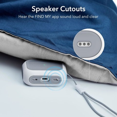 ESR Orbit Halolock z MagSafe na Apple AirPods Pro 1 / 2 - białe ESR Orbit Halolock z MagSafe na Apple AirPods Pro 1 / 2 - białe