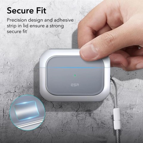 ESR Orbit Halolock z MagSafe na Apple AirPods Pro 1 / 2 - białe ESR Orbit Halolock z MagSafe na Apple AirPods Pro 1 / 2 - białe