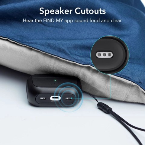 ESR Orbit Halolock z MagSafe na Apple AirPods Pro 1 / 2 - czarne