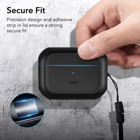 ESR Orbit Halolock z MagSafe na Apple AirPods Pro 1 / 2 - czarne