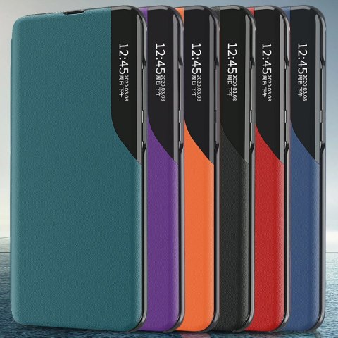 Eco Leather View Case etui do Samsung Galaxy S23 Ultra z klapką podstawka czerwone Eco Leather View Case etui do Samsung Galaxy S23 Ultra z klapką podstawka czerwone