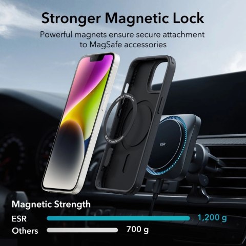 Etui ESR Classic Hybrid Halolock MagSafe na iPhone 14 Plus - czarne