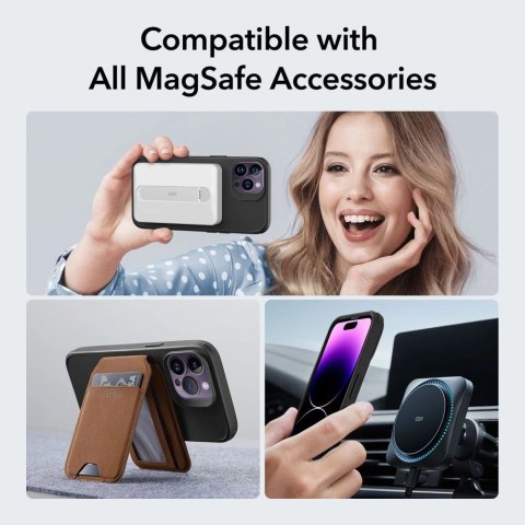 Etui ESR Classic Hybrid Halolock MagSafe na iPhone 14 Pro Max - czarne