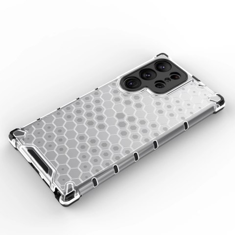 Honeycomb etui do Samsung Galaxy S23 Ultra pancerny hybrydowy pokrowiec niebieskie Honeycomb etui do Samsung Galaxy S23 Ultra pancerny hybrydowy pokrowiec niebieskie